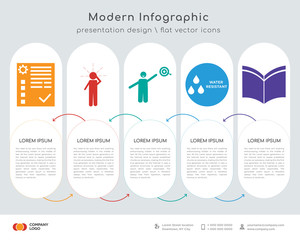 order management infographics design