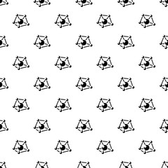 Molecule lab pattern vector seamless repeating for any web design