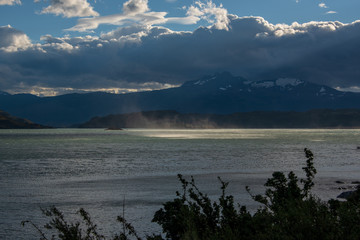 Naklejka premium Patagonia mountains