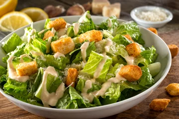 Gordijnen Caesar Salad © fudio