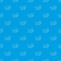 Going forward monkey pattern vector seamless blue repeat for any use