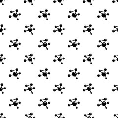 Molecule molecular pattern vector seamless repeating for any web design