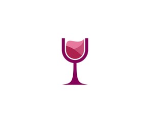 Wine glass logo
