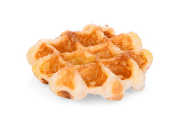 waffle isolated on white background