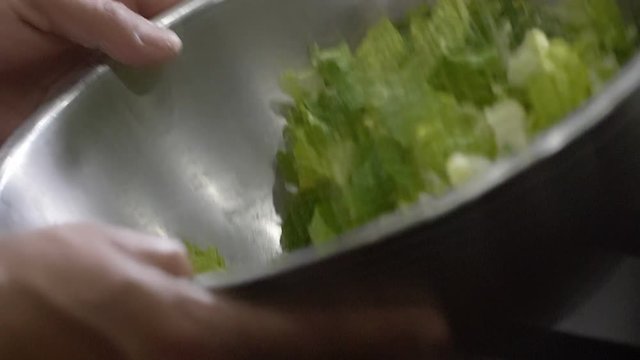 Caesar Salad mixing bowl