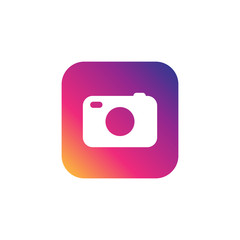 camera logo vector icon