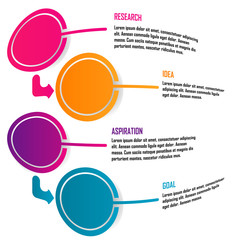 modern abstract business diagram data chart infographic element isolated background