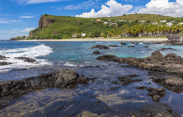 Fototapeta na wymiar cap la Houssaye, Saint-Gilles, île de la Réunion 