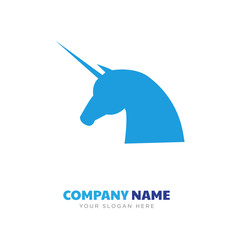 unicorn company logo design