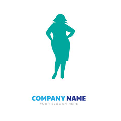 curvy girl company logo design