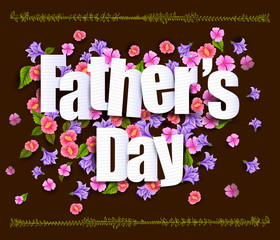 Happy Father's Day greeting background