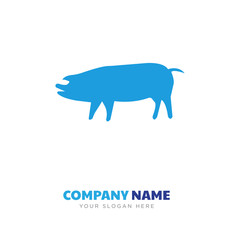 black pig company logo design