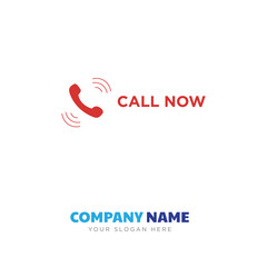 call now company logo design