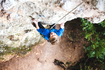 little child climber