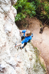 little child climber