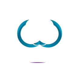 abstract circle illustration vector for icon logo symbol branding isolated