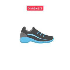 Sneakers flat fit icons