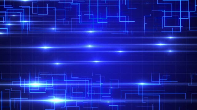 technology futuristic streaming background animation blue