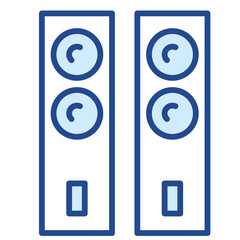 Lautsprecherboxen Vector Icon © rawku5