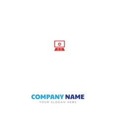 Monitor company logo design