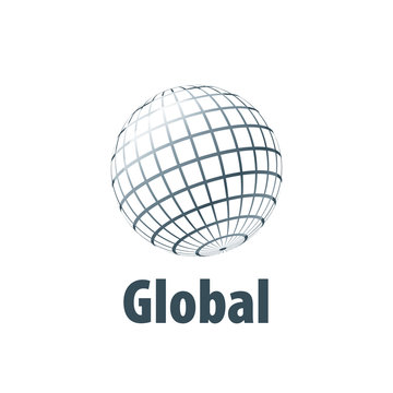 vector logo globe