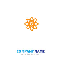 Atom company logo design