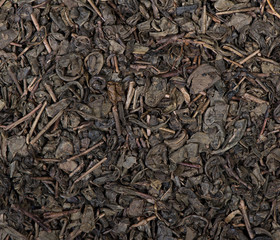 Dried tea leaves