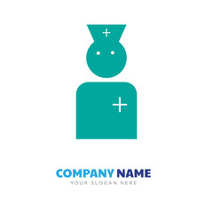 female doctor company logo design