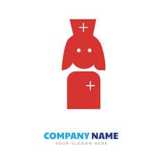 female doctor company logo design