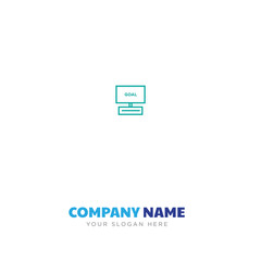 tv goal company logo design