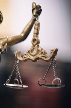 Scales of justice, Justitia, Lady Justice.