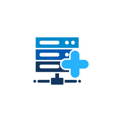 Medical Server Logo Icon Design