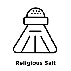 Religious Salt icon isolated on white background