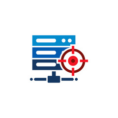 Target Server Logo Icon Design