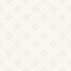 Vector seamless lattice pattern. Modern stylish subtle texture with monochrome trellis. Repeating geometric grid. Simple design background...