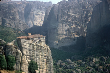 Fototapeta na wymiar Monastery Greece Meteors