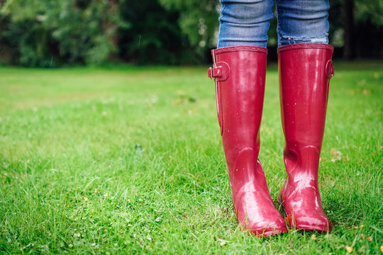 Wellies On Rainy Day