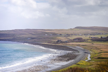 Beautiful Beach of Isle of Skye, Scotland