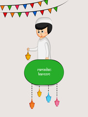 
Illustration of Muslim festival Eid/Ramadan background