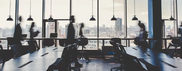 Group of people working in modern office © Vasyl