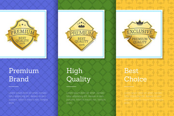 Premium Brand High Quality Best Choice Set Posters