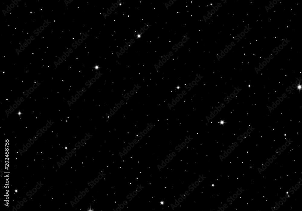 Aufkleber Abstract background with stars for template or design element