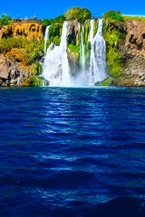 Fototapeta na wymiar Waterfall Duden at Antalya, Turkey