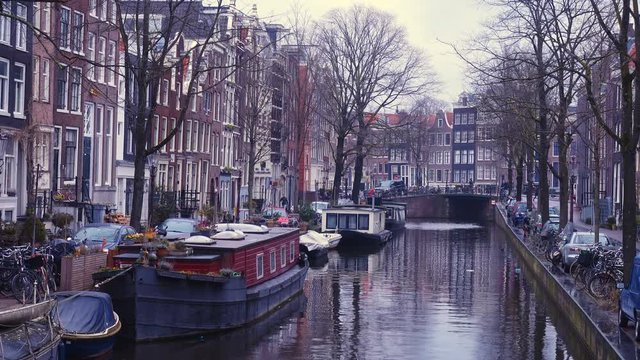 streets and channels of Amsterdam