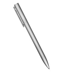 metal pen isolated on white