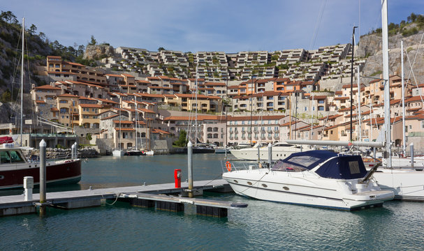 Luxury Boats in Portopiccolo near Trieste, Italy
