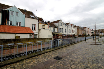 Fototapeta na wymiar Amiens - Quartier Saint-Leu