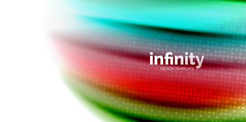 Gel jelly fluid flowing liquid rainbow style colours, wave abstract background, modern minimal colorful design