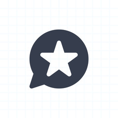 Star Notification - Cutout Icons. A professional, pixel-perfect icon.