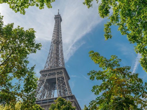 Image Of Tallest Iron Structure, Close Shot, Shot At Paris 